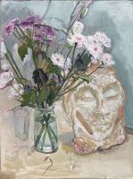 Sculpture with Flowers